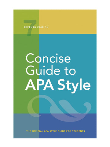 Concise Guide to APA Style, 7th Edition (1433832739)